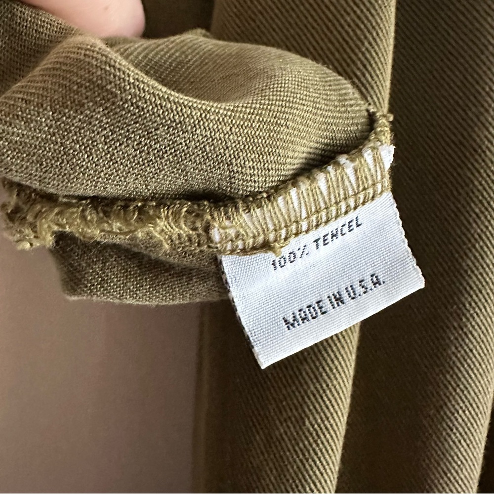 Bryn Walker • Button-Up Tencel Long Sleeve Blouse - Picture 5 of 8